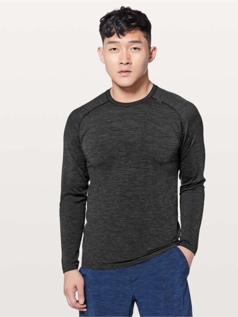 LULULEMON Metal Vent Tech Long Sleeve Deep Coal / Black Size Large